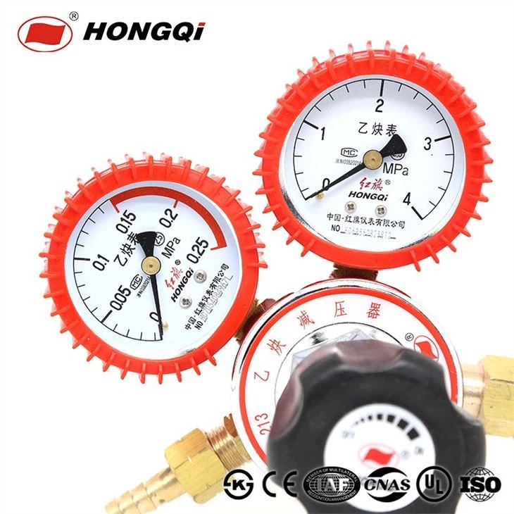 Acetylene pressure reducer