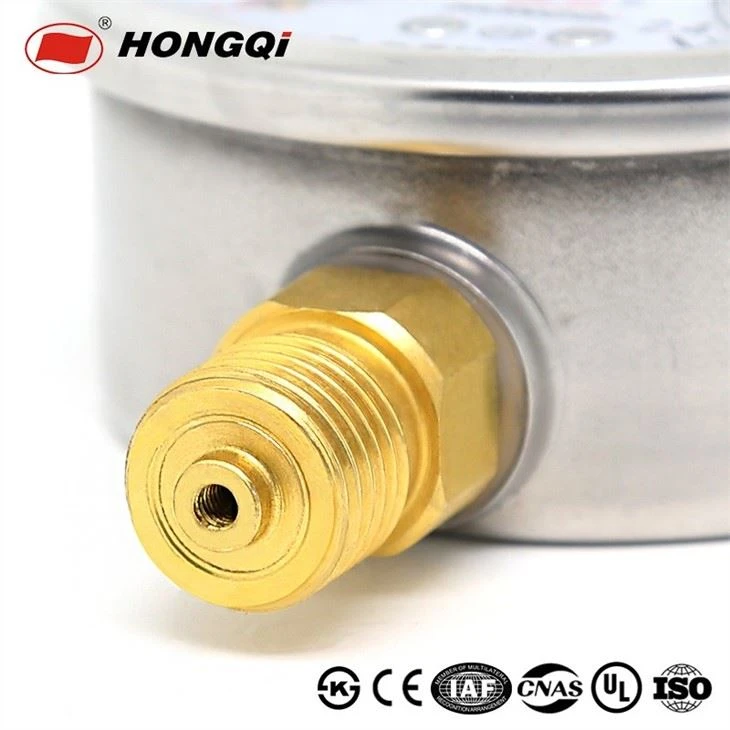 Hongqi Stainless Steel Case Shockproof Pressure Gauge