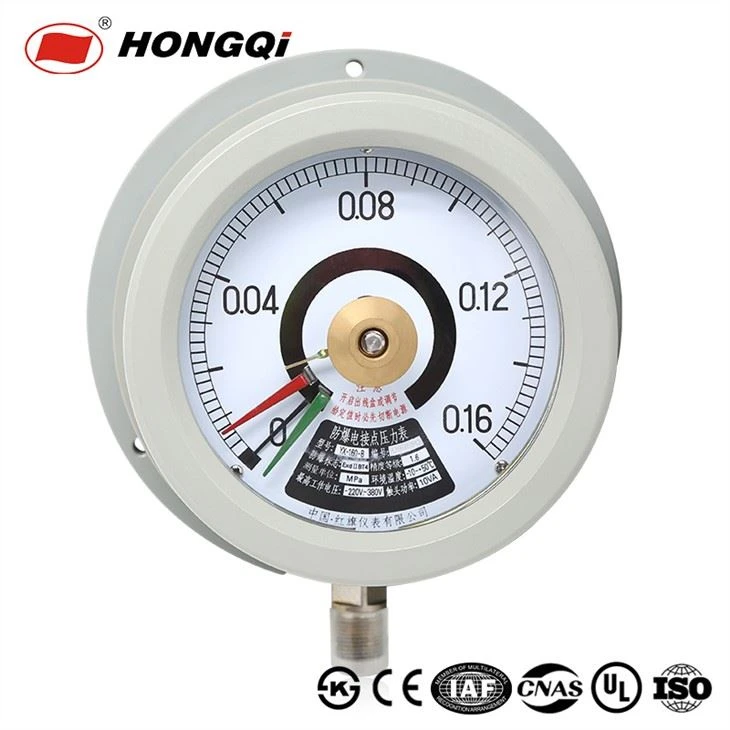 Nárazuvzdorný manometer na panel s prírubou 160 mm