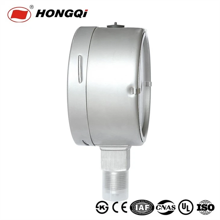 Safety Pressure Gauge Manometer With Explossion Proof Double-Layer Glass
